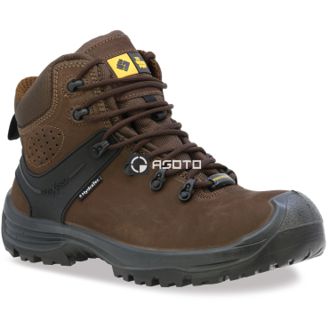 Sicherheitsschuhe TOWORKFOR Hiker Brown S3 + Membran Hydratec